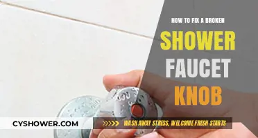 Quick DIY Guide: Repairing a Broken Shower Faucet Knob Easily