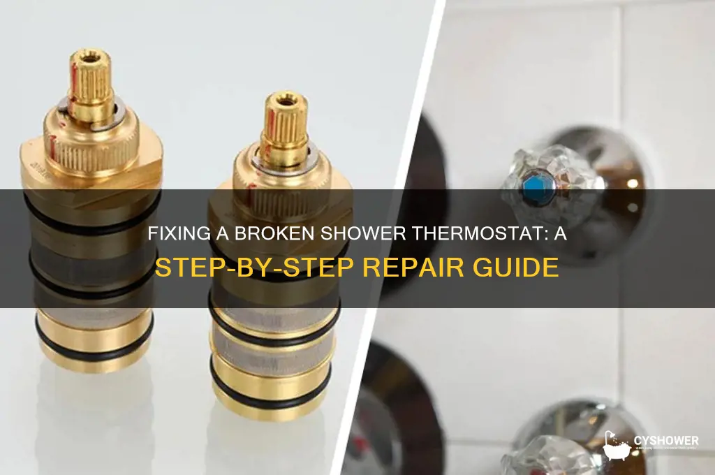 how to fix a broken shower thermostat