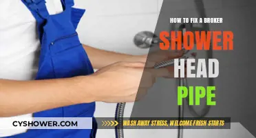 Quick DIY Guide: Repairing a Broken Shower Head Pipe Easily