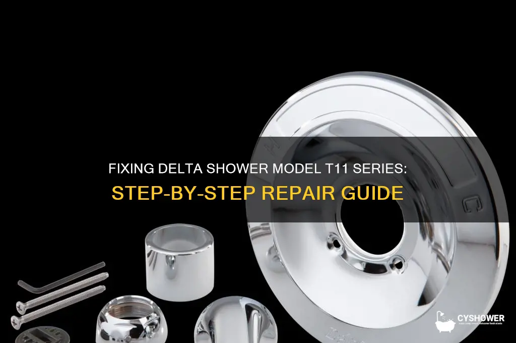 how to fix a delta shower model t11 series
