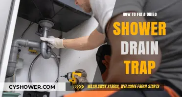Revive Your Shower Drain: Quick Fix for a Dried Trap