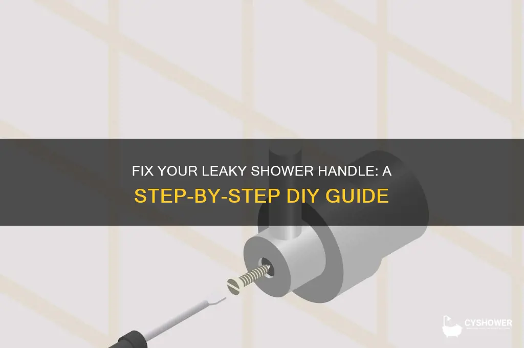 how to fix a dripping old shower handle