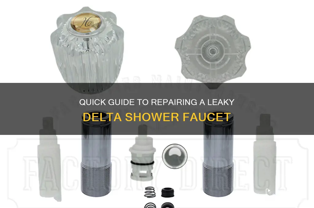 how to fix a dripping shower by delta