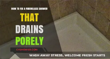 Fixing a Fiberglass Shower with Poor Drainage: A Step-by-Step Guide
