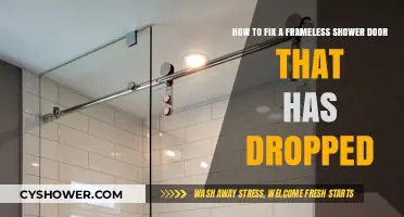 Quick Fix: Realigning a Dropped Frameless Shower Door Easily