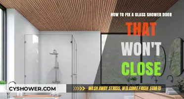 Easy Fixes for a Glass Shower Door That Won't Close Properly