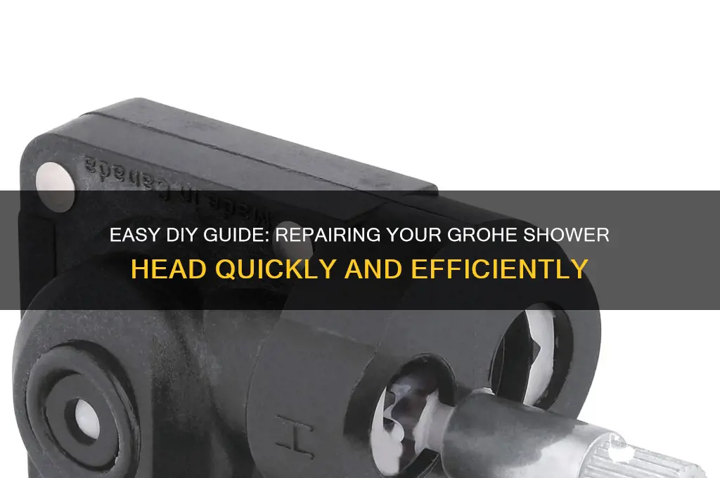 how to fix a grohe shower head