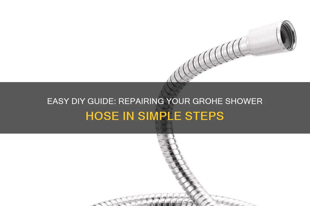 how to fix a grohe shower hose