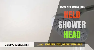 Quick Fixes for a Leaking Handheld Shower Head: DIY Guide