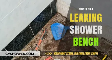 Quick DIY Guide: Repairing a Leaking Shower Bench Easily