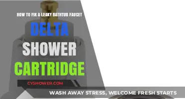 Fixing a Leaky Delta Bathtub Faucet: Shower Cartridge Repair Guide