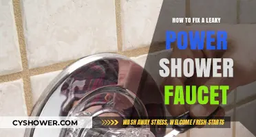 Quick Fixes for a Leaky Power Shower Faucet: DIY Guide