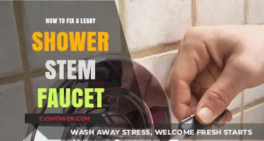 Quick DIY Guide to Repairing a Leaky Shower Stem Faucet