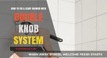 Fixing a Leaky Double Knob Shower: Step-by-Step Repair Guide