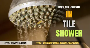Fixing a Leaky Walk-In Tile Shower: Step-by-Step Repair Guide