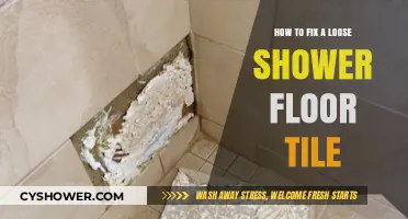 Quick DIY Guide: Repairing a Wobbly Shower Floor Tile Easily