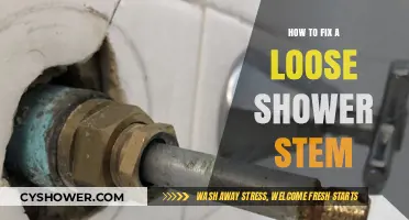 Quick DIY Guide: Tightening a Loose Shower Stem Easily