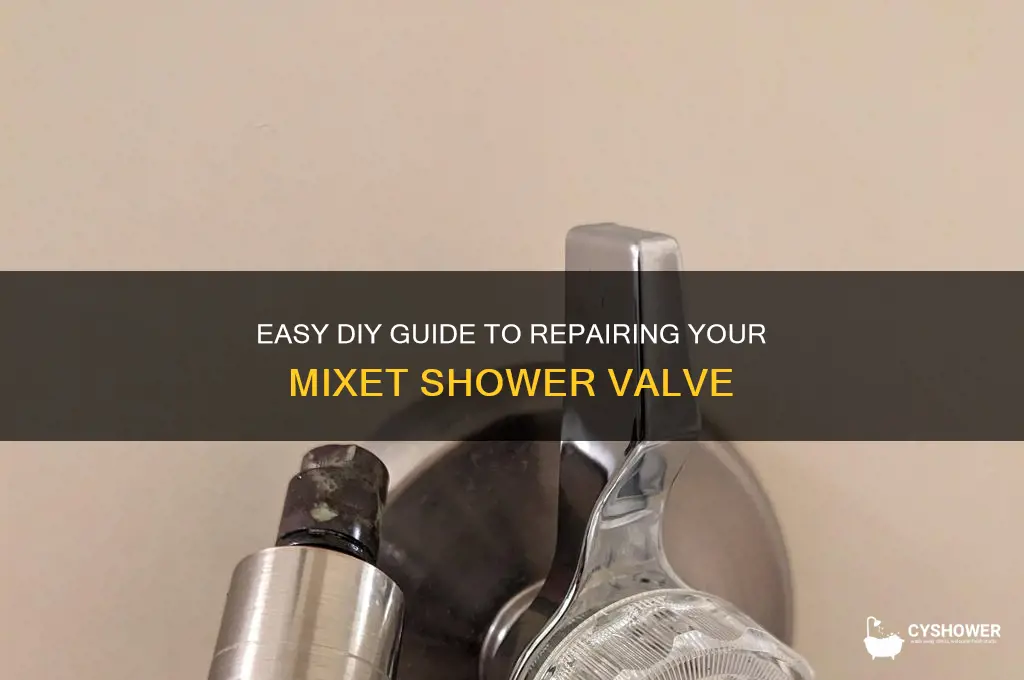 how to fix a mixet shower valve