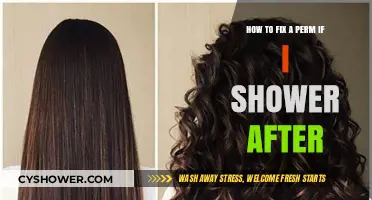 Fixing a Perm After Showering: Quick Tips for Perfect Curls
