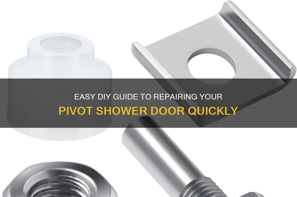 how to fix a pivot shower door