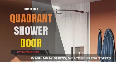 Easy DIY Guide to Repairing Your Quadrant Shower Door Quickly