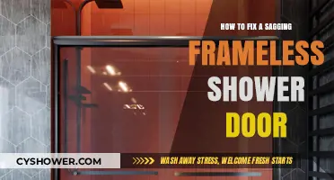 Revive Your Frameless Shower Door: Quick Fixes for Sagging Issues