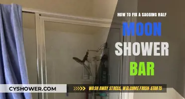 Fix Sagging Half Moon Shower Bar: Quick DIY Repair Guide