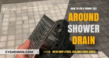 Smooth Shower Drain Repair: Fixing Sharp Tiles Safely and Easily