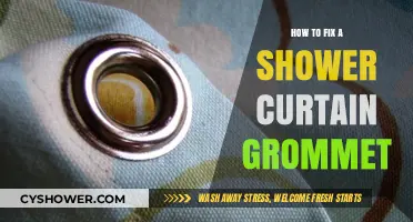 Easy DIY Guide: Repairing a Shower Curtain Grommet Quickly