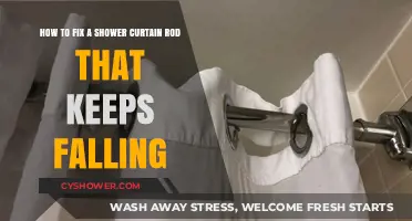 Quick Fixes for a Shower Curtain Rod That Keeps Falling Down