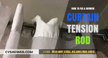 Quick Fixes for a Sagging Shower Curtain Tension Rod