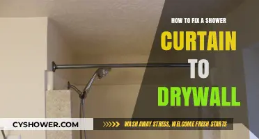 Easy Steps to Securely Attach Your Shower Curtain to Drywall