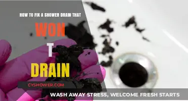 Quick Fixes for a Shower Drain That Won’t Drain