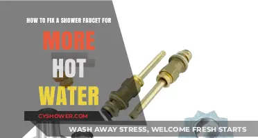 Fix Your Shower Faucet: Get More Hot Water Easily