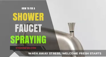 Quick Fixes for a Shower Faucet Spraying Water Everywhere