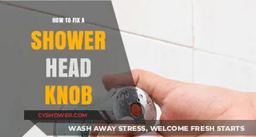 Easy DIY Guide: Fixing a Shower Head Knob in Simple Steps