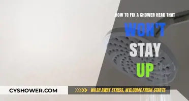 Quick Fix: Shower Head Won't Stay Up? Try These Solutions