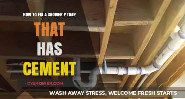 Fixing Cement-Blocked Shower P-Traps: A Step-by-Step Guide