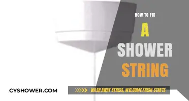 Quick and Easy Guide to Repairing Your Shower String