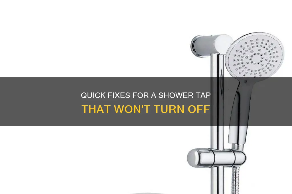 how to fix a shower tap that won