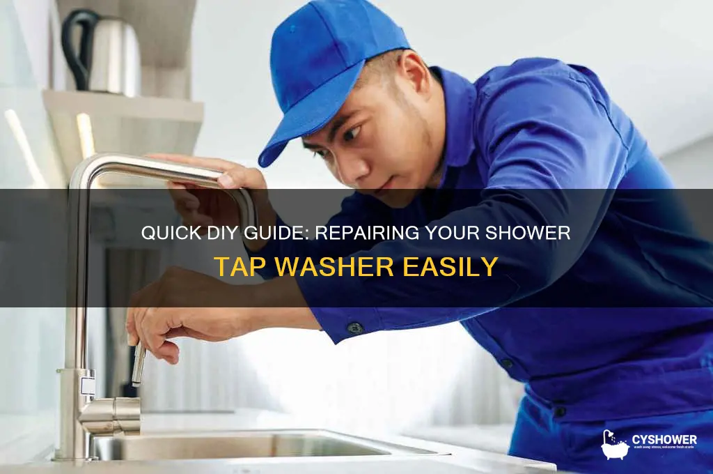 how to fix a shower tap washer