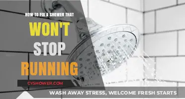 Quick Fixes for a Shower That Won't Stop Running