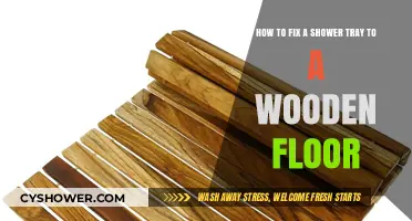 Securely Fixing Your Shower Tray to a Wooden Floor: A Step-by-Step Guide