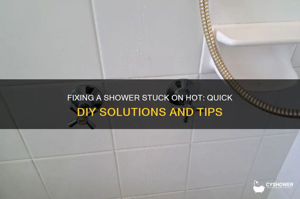 how to fix a shower where it