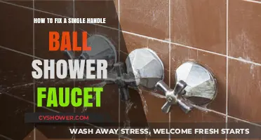 Easy DIY Guide: Repairing Your Single Handle Ball Shower Faucet
