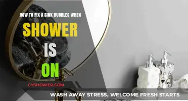 Fix Sink Bubbles Caused by Shower: Simple Plumbing Solutions