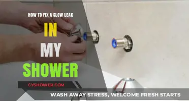 Quick Fixes for a Persistent Slow Leak in Your Shower