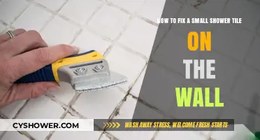Quick DIY Guide: Repairing a Small Shower Tile on the Wall