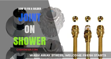 Quick Guide to Repairing a Solder Joint on Your Shower