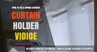 Quick Fix: Repairing Your Spring Shower Curtain Holder in Easy Steps